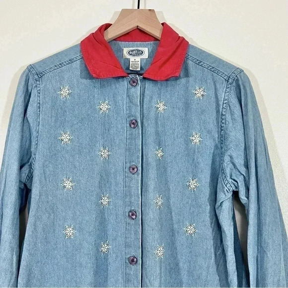 Austin Americana Snowmen Button Up Shirt - Picture 3 of 7